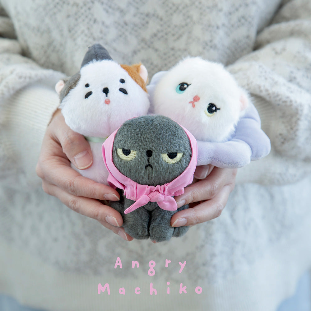 Angry Machiko 真知子 うつぶせキーホルダー アングリーマチコ
