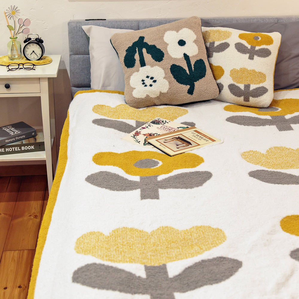 Irodori Flower ニットブランケット