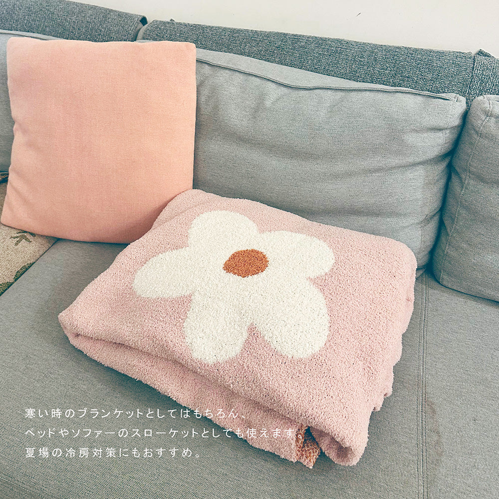 Irodori Flower ニットブランケット