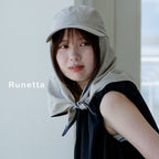 Runetta ルネッタ-撥水タレリボンキャップ